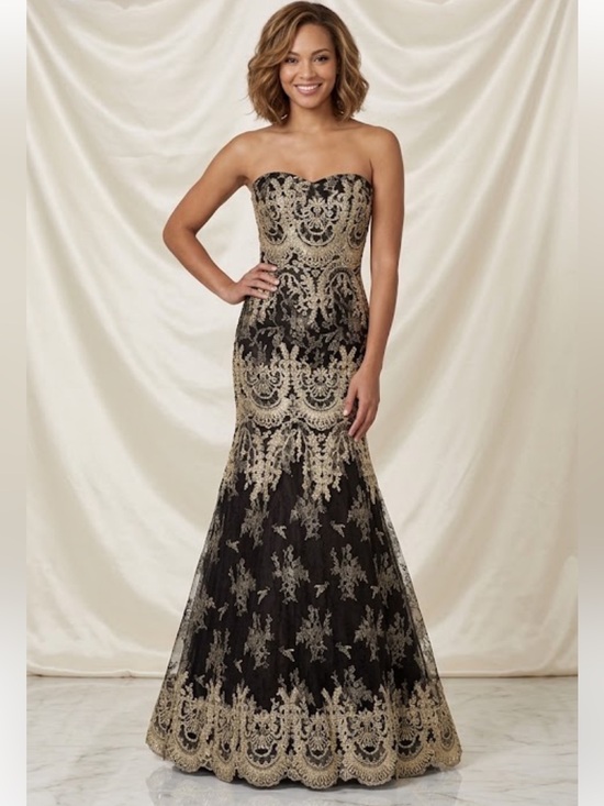Camille La Vie Dresses & Skirts - Camille La Vie embroidered mother of bride long gown